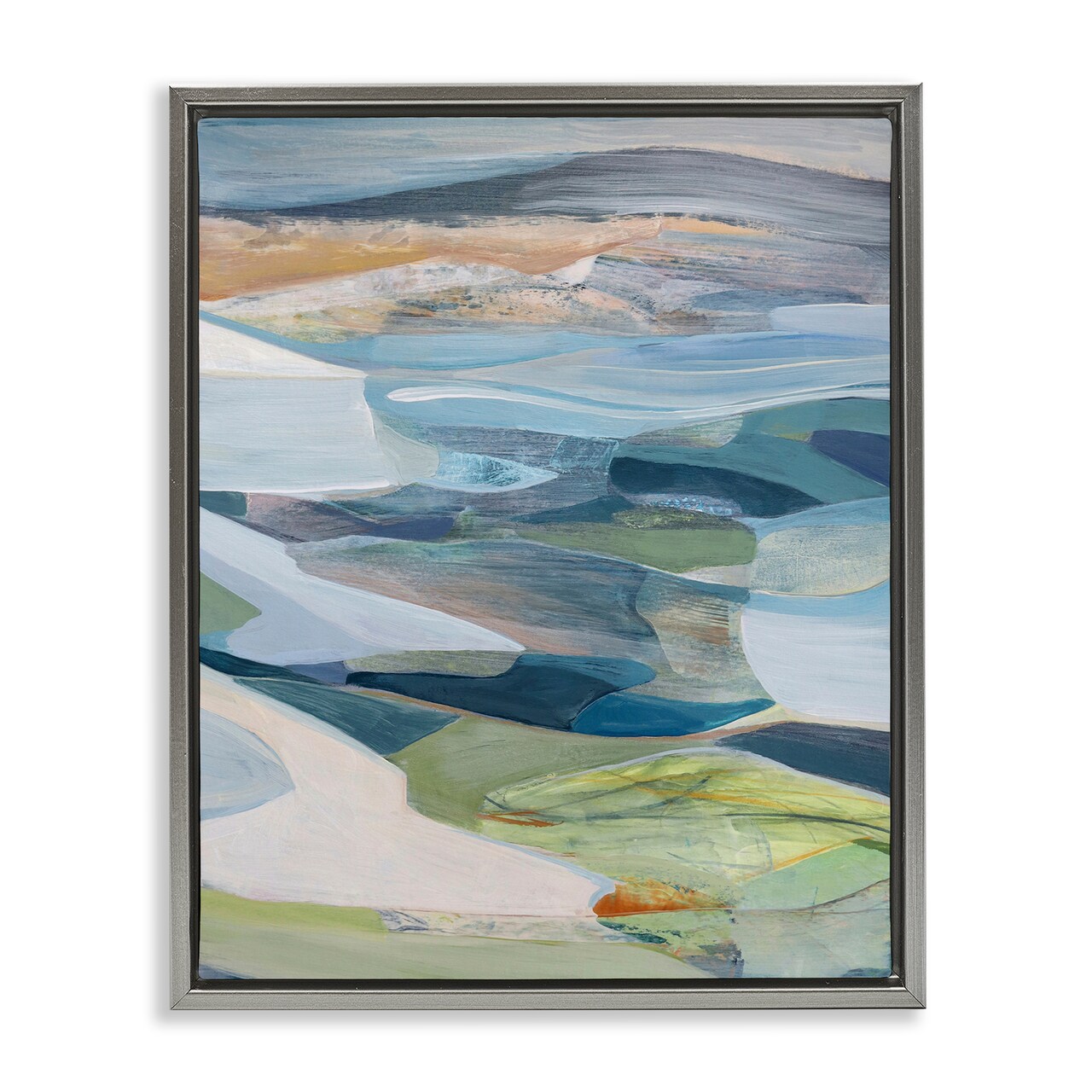 Stupell Industries Shifting Horizons Distortion Floating Frame, design by Farren Lee
